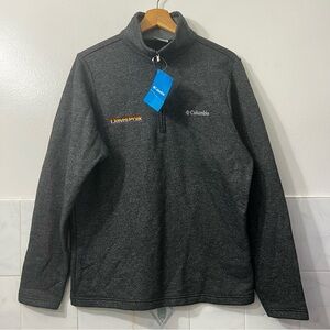 Columbia Men’s Half Zip Fleece Pullover Jacket Sweater S Gray Casual Travel Hike